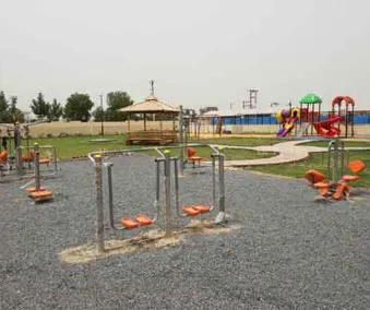 Open Park Exercise Equipment